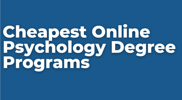 Online Psychology Degree Programs
